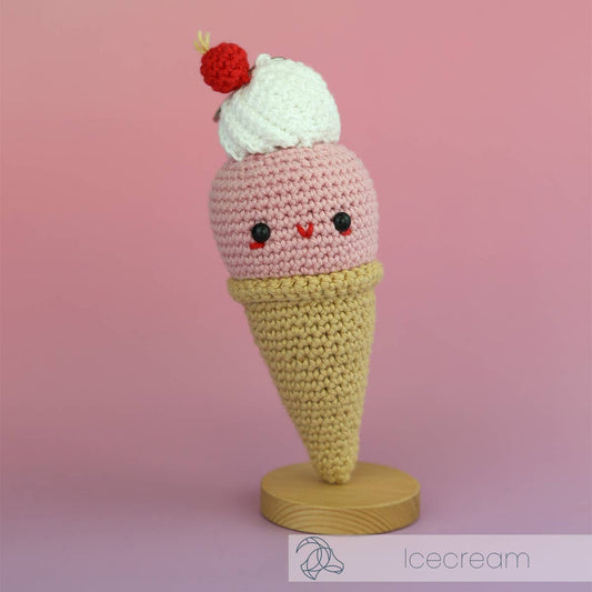 Hardicraft | Crochet Kit - Ice Cream Bag Charm