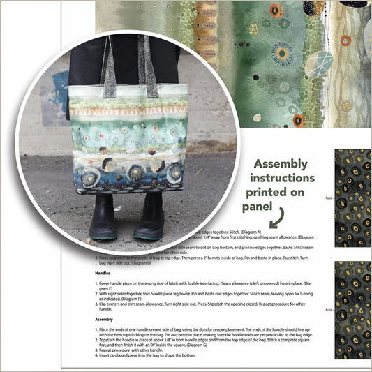 Flora & Form ~ Bag Panel ~ 54785DCP-X Multi