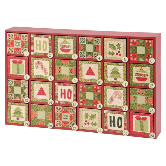 Christmas Quilt Countdown Box