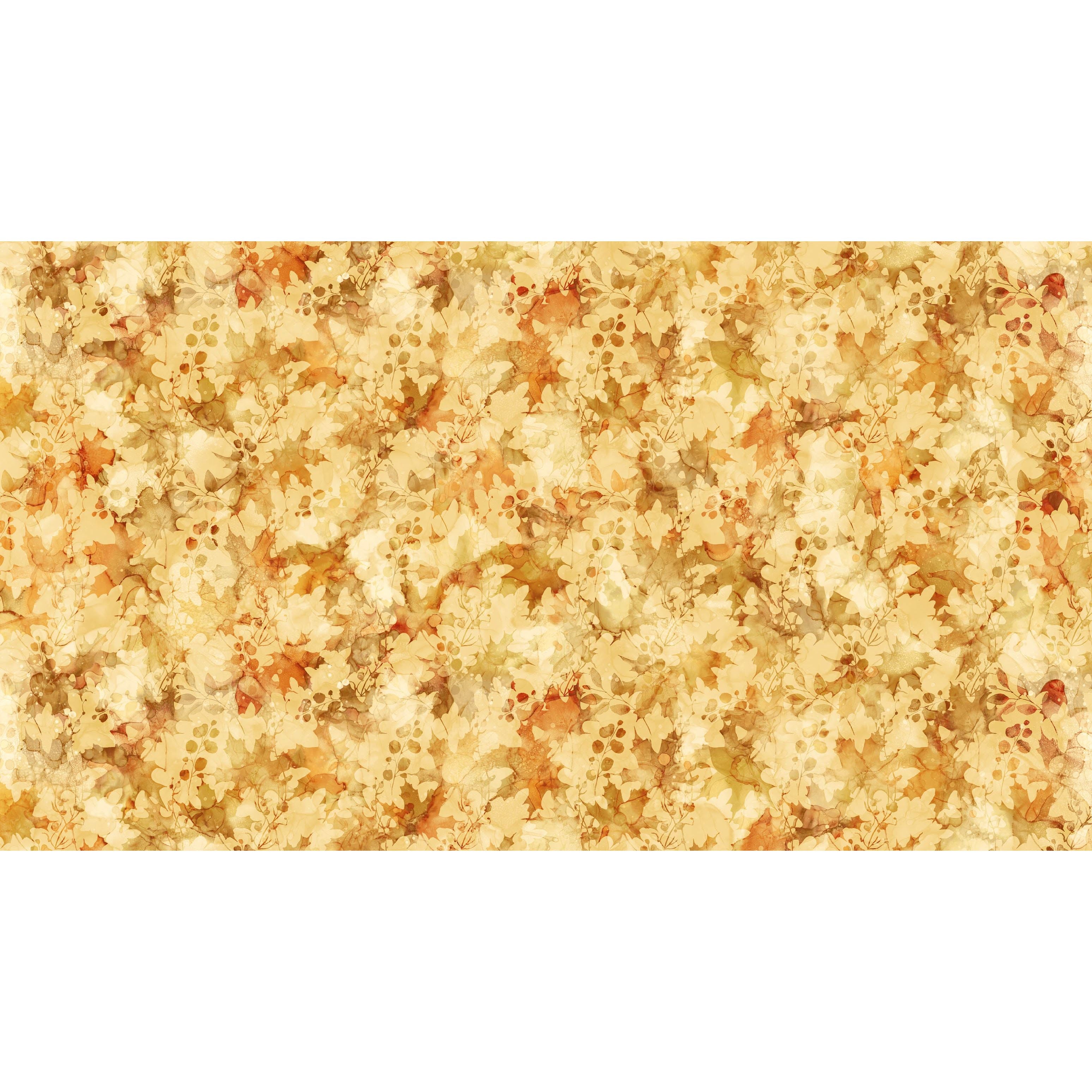 Autumn Breeze ~ Leaf Texture ~ DP28058-52 Ochre – Hobby House