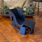 Cabranmary Woods ~ Black Distressed Wooden Sleigh with Windows and Seat