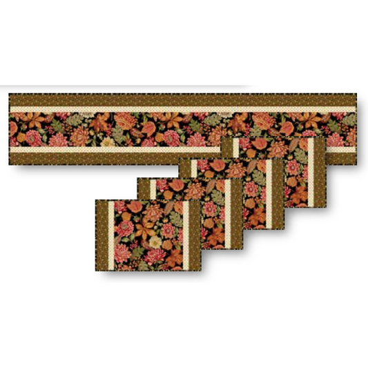 Autumn Woods Falling Leaves Quilt Pattern ~ Free PDF Download