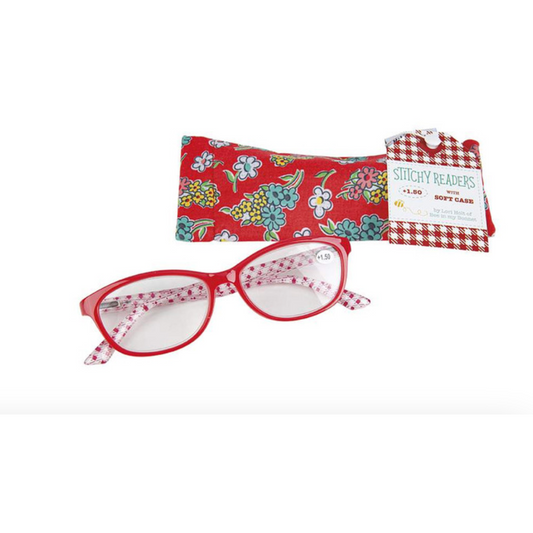 Lori Holt Stitchy Readers with Soft Case ~ +1.5