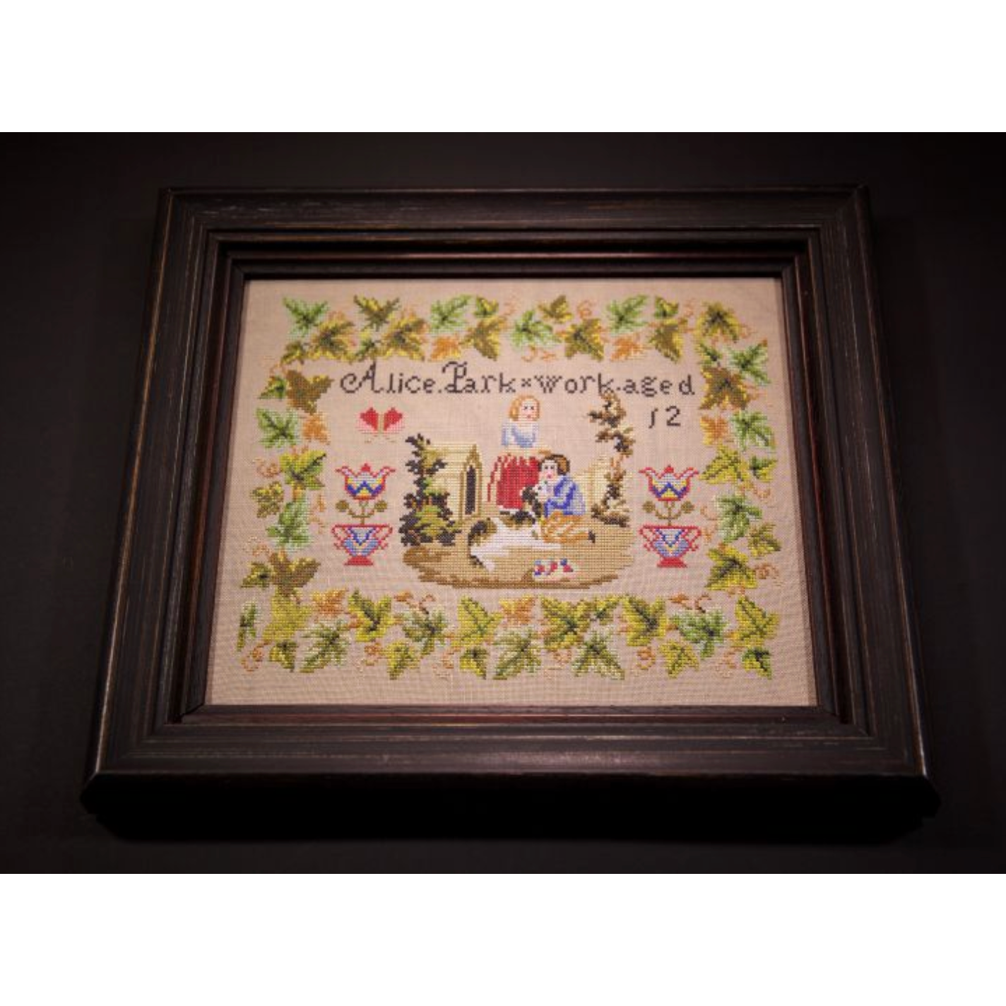 Hands Across The Sea ~ Alice Park Reproduction Sampler PDF Download