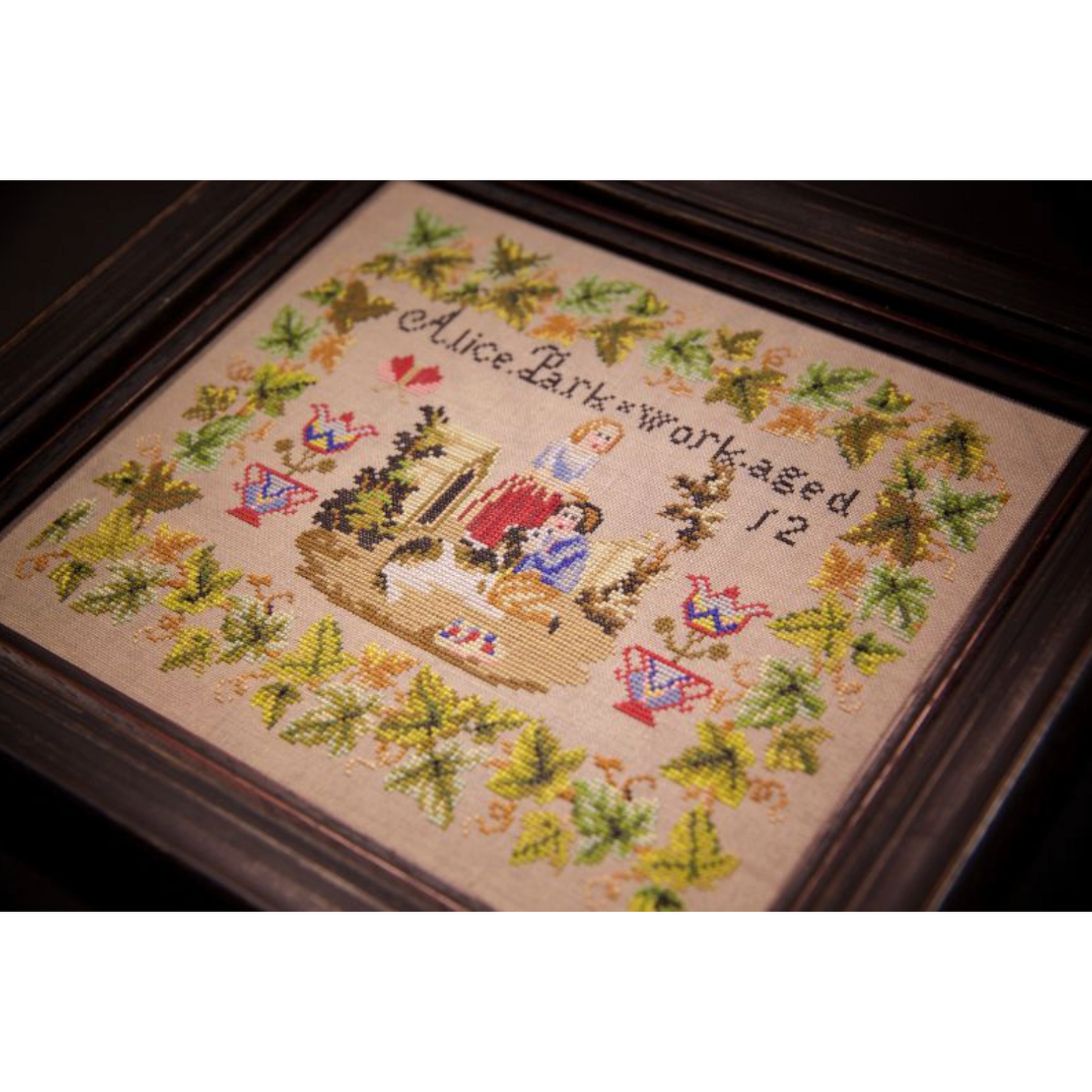 Hands Across The Sea ~ Alice Park Reproduction Sampler PDF Download