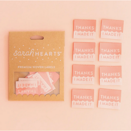 Woven Sewing Tags ~ Thanks I Made It