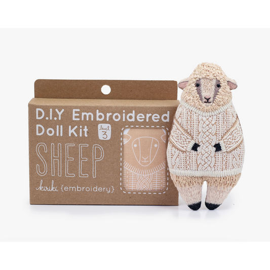 Kiriki Press ~ Sheep Embroidery Kit