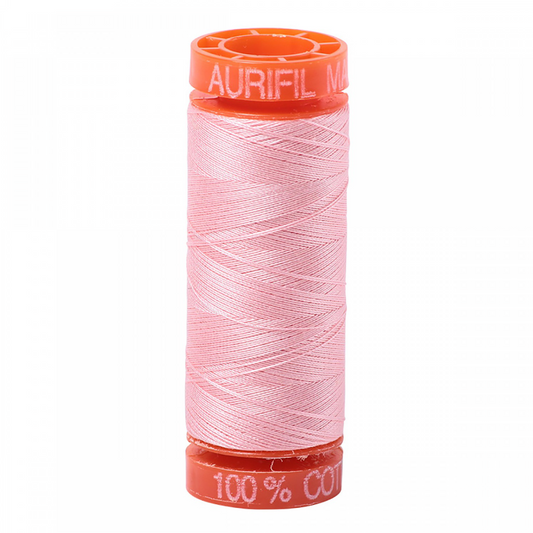 Aurifil ~ Mako Cotton Embroidery/Sewing Thread 50wt 220yds Blush ~ 2415