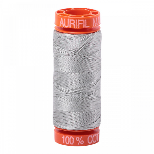 Aurifil ~ Mako Cotton Embroidery/Sewing Thread 50wt 220yds Airstream ~ 6726
