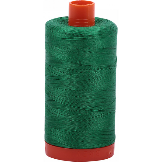 Aurifil ~ Mako Cotton Embroidery/Sewing Thread 50wt 1422yds Green ~ 2870