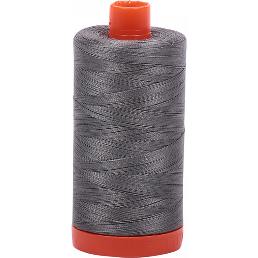 Aurifil ~ Mako Cotton Embroidery/Sewing Thread 50wt 1422yds Grey Smoke ~ 5004