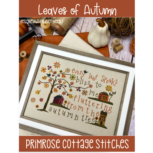 Primrose Cottage ~ Leaves of Autumn Pattern