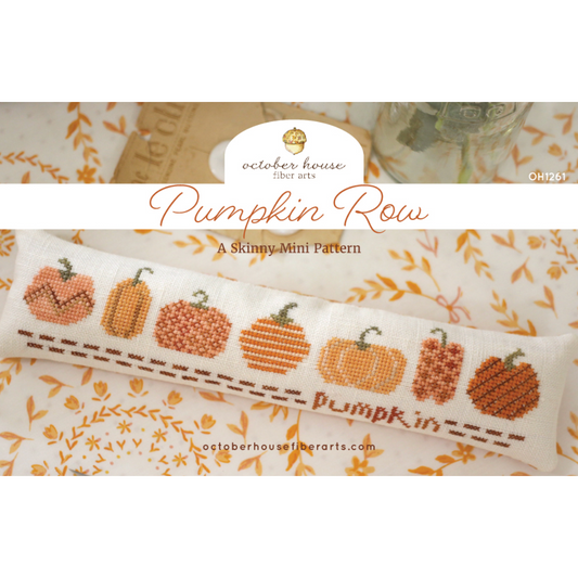 October House Fiber Arts ~ Pumpkin Row Pattern