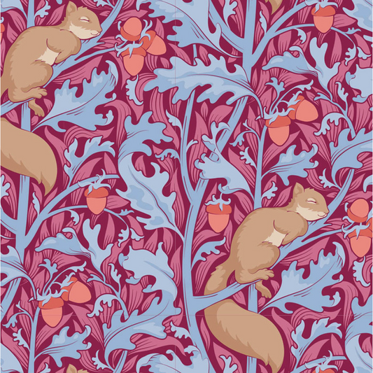 Tilda Fabrics ~ TIL100530 ~ Squirreldreams ~ Hibiscus