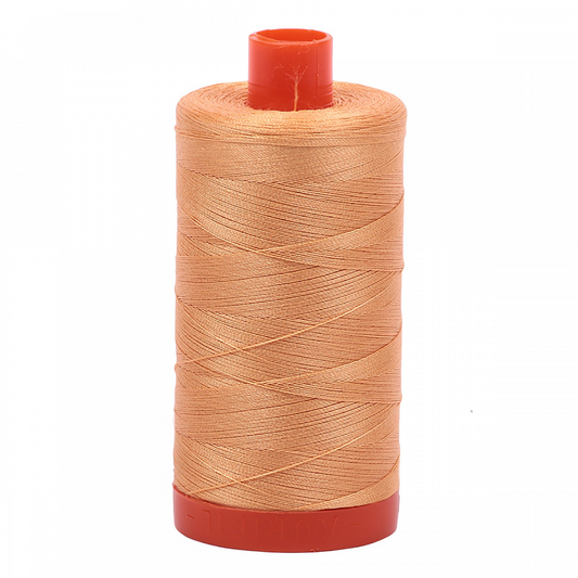 Aurifil ~ Mako Cotton Embroidery/Sewing Thread 50wt 1422yds Golden Honey ~ 2214