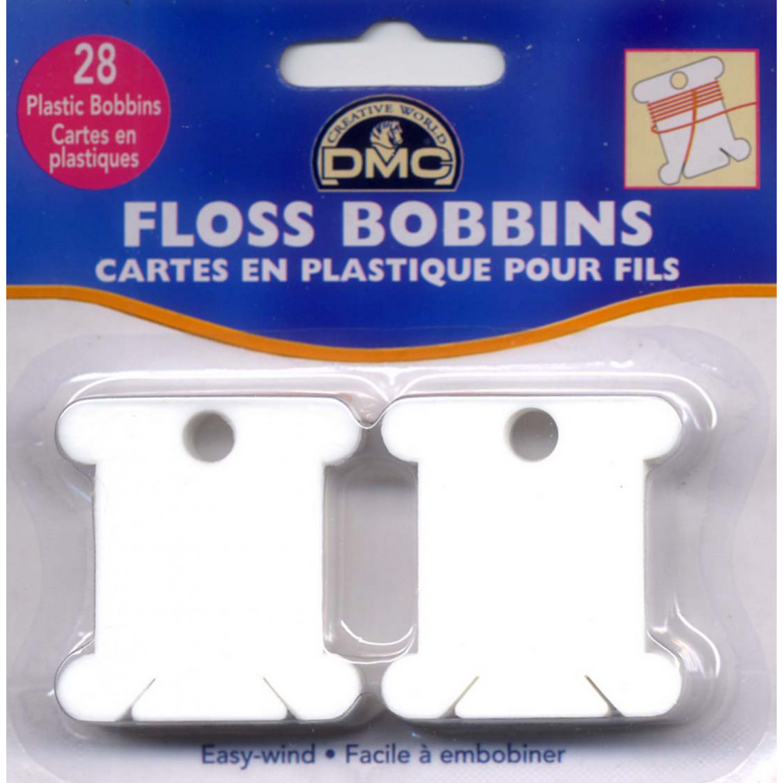 DMC ~ Small Plastic Floss Bobbins – Hobby House Needleworks