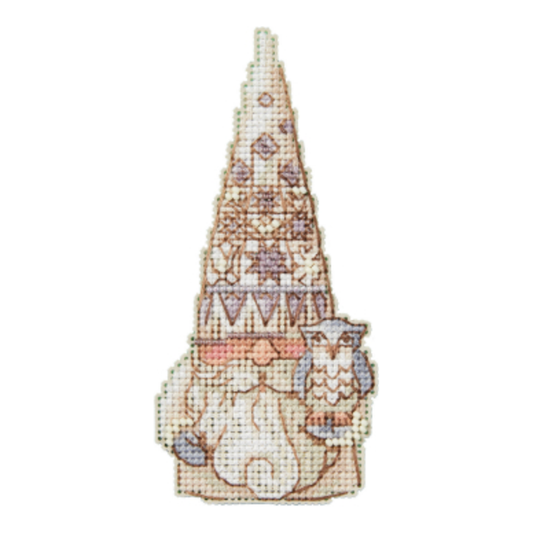 2023 Jim Shore ~ Owl Gnome Cross Stitch Kit