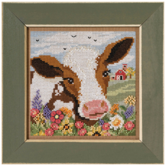 2023 Autumn Buttons & Beads  ~ Spotted Cow Cross Stitch Kit