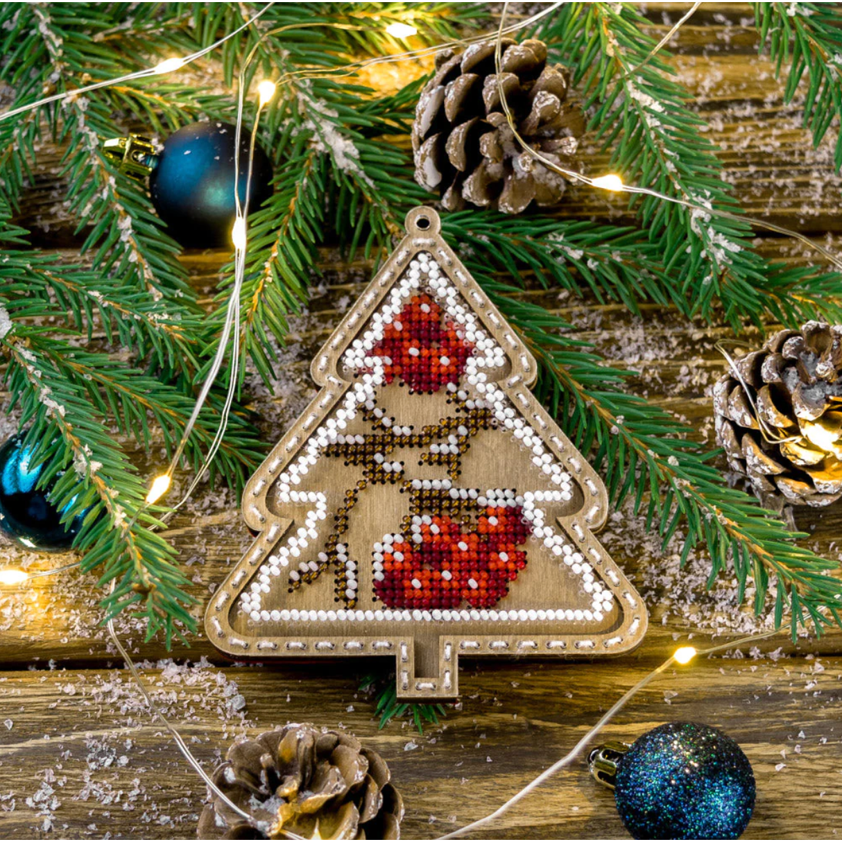 Twelve Days of Christmas Cross Stitch Ornaments Pattern - Stitched