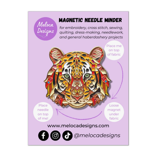Meloca Designs Mandala Tiger Needle Minder