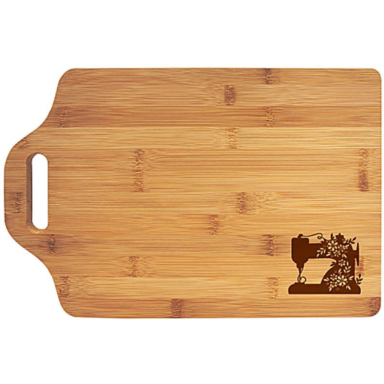 Sewing Machine Bamboo Cutting Board