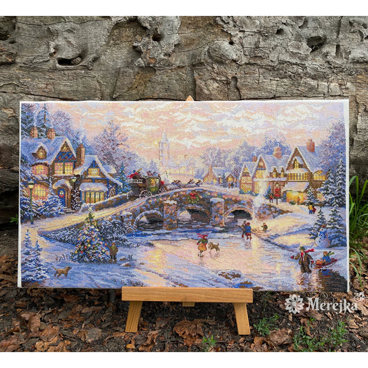 Merejka | Thomas Kinkade Spirit of Christmas Cross Stitch Kit K-214
