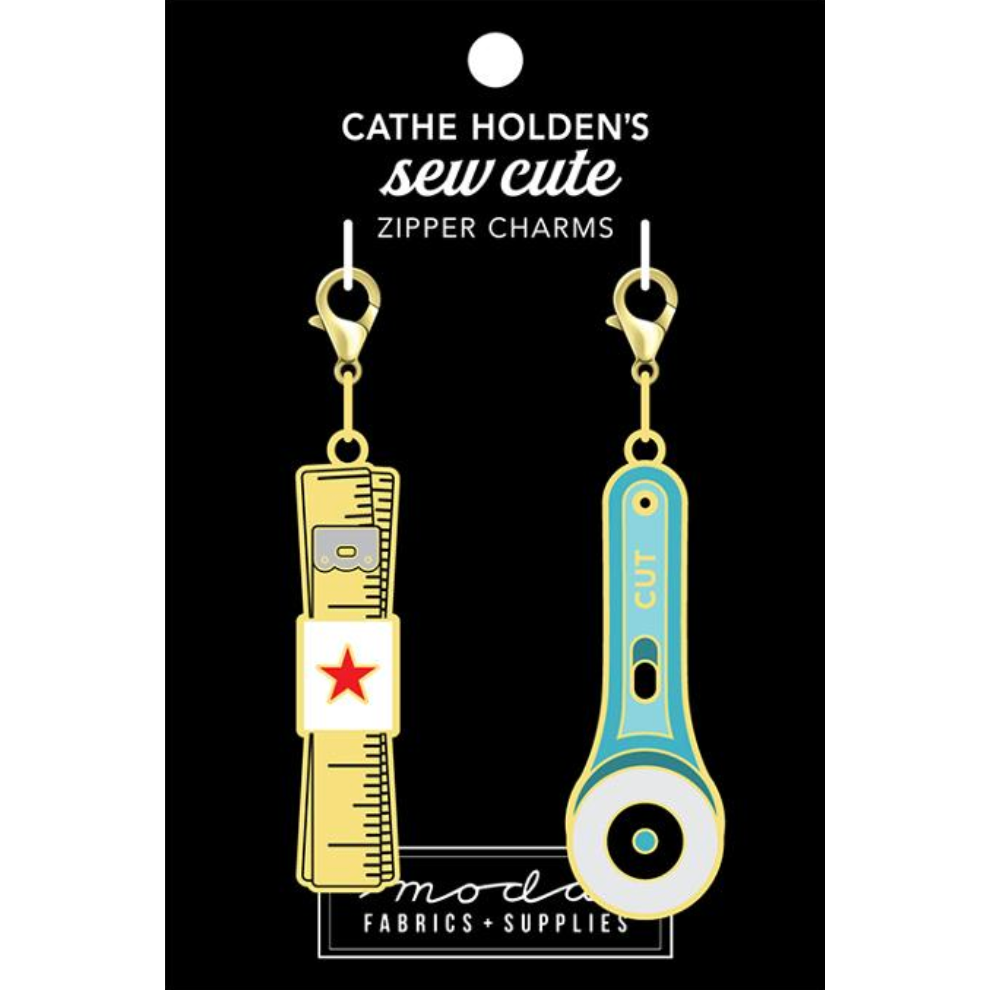 Cathe Holden Zipper Pulls Charms | Measure Cut