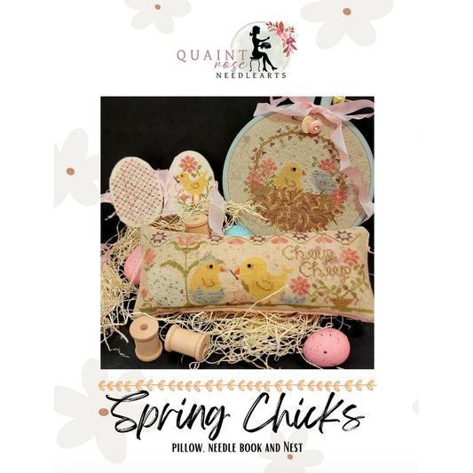 Quaint Rose Needleart ~ Spring Chicks Pattern