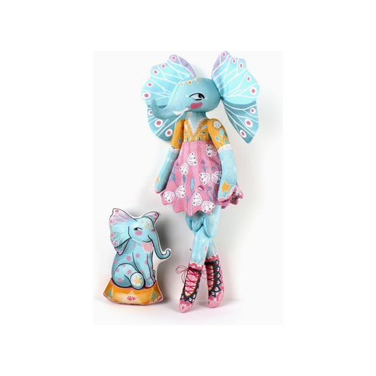 Diy Dolly Kit - Esme the Elephant Doll