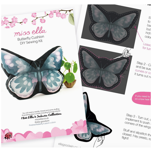 Diy Dolly Kit - Butterfly Cushion