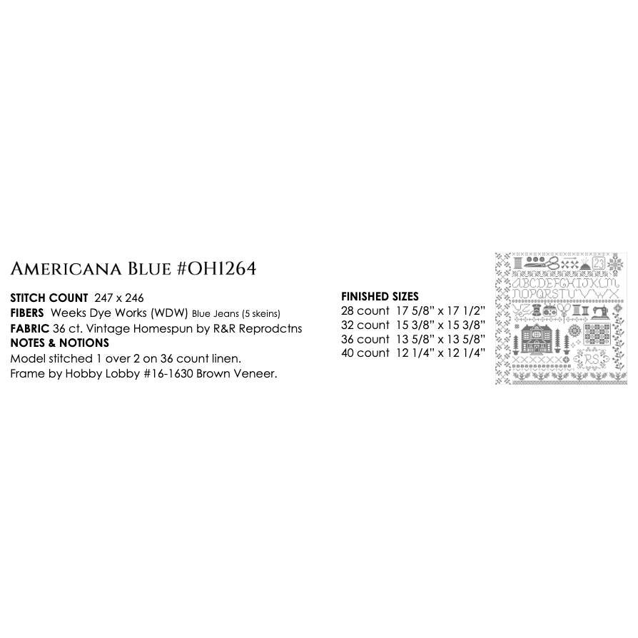 October House Fiber Arts | Americana Blue