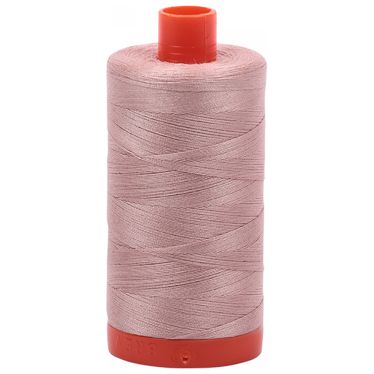 Aurifil ~ Mako Cotton Embroidery/Sewing Thread 50wt 1422yds Antique  Blush ~ 2375
