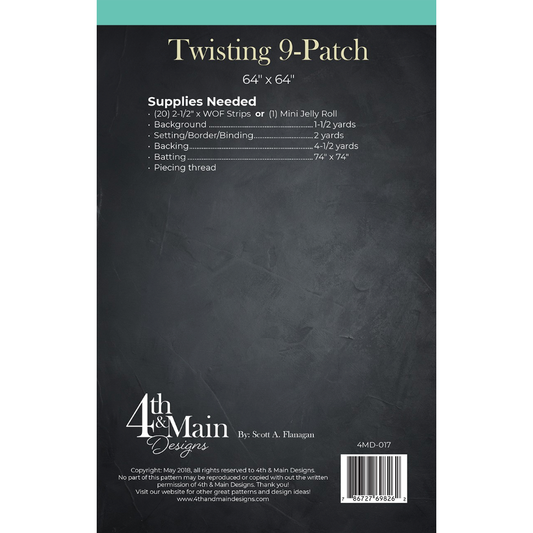 4th & Main Designs | Twisting 9-Patch