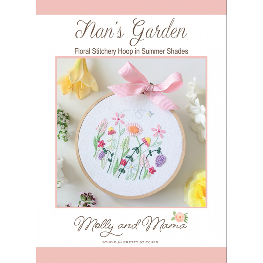 Molly & Mama | Nan's Garden Stitchery Pattern - Summer Shades