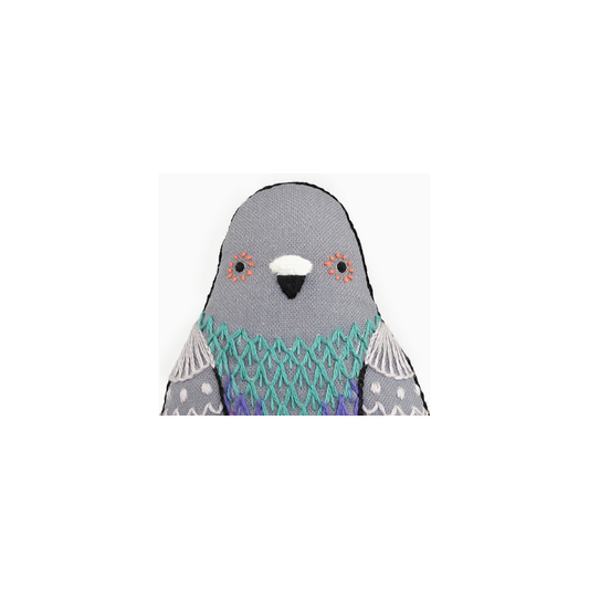 Kiriki Press ~ Pigeon Embroidery Kit