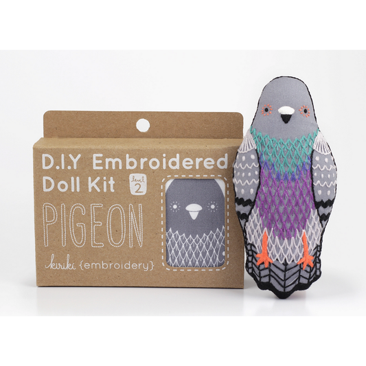Kiriki Press ~ Pigeon Embroidery Kit