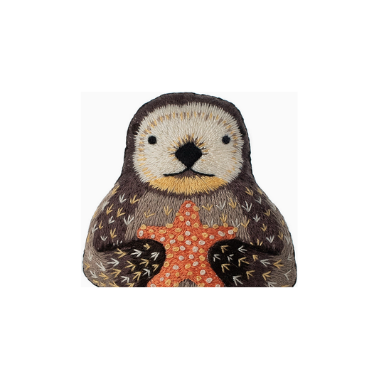 Kiriki Press ~ Otter Embroidery Kit