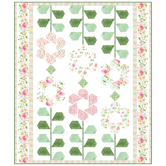 QuiltFOX Designs ~ Hanging Gardens Quilt Pattern