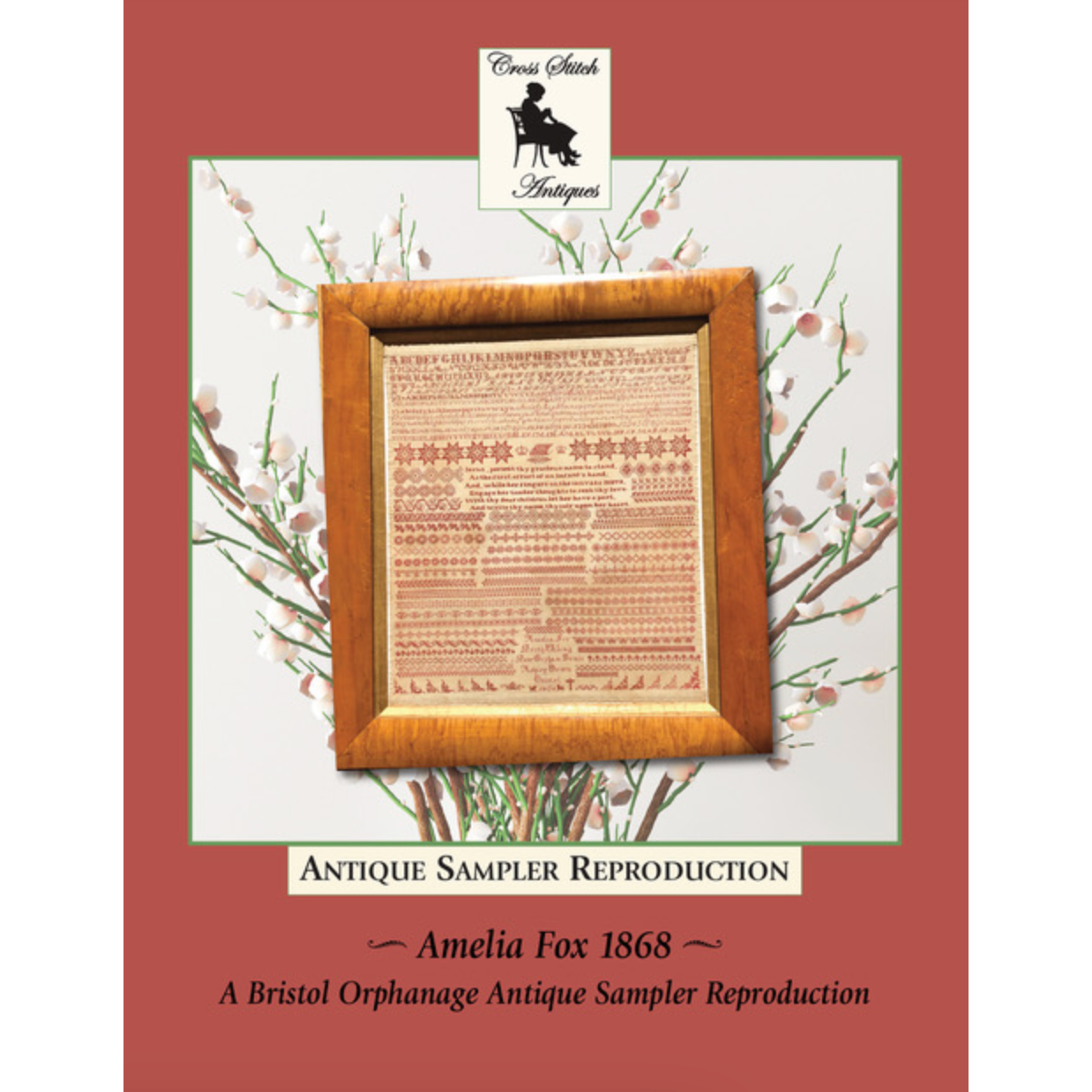 牧人たち Cross Stitch Antiques | Amelia Fox 1868 Bristol Orphanage Sampler