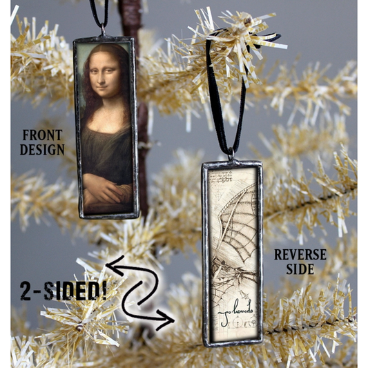 Da Vinci Mona Lisa Art Museum Christmas Ornament / Charm