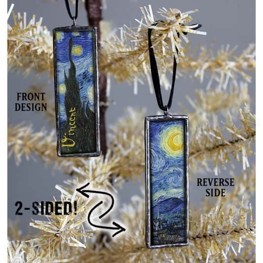 Van Gogh Starry Night Art Museum Christmas Ornament / Charm