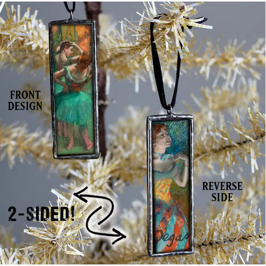 Degas Ballet Dancer Art Museum Christmas Ornament / Charm
