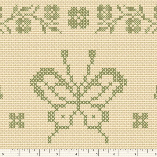 Katheen's Story ~ Crosstitch Panel ~ R161759P SAGE