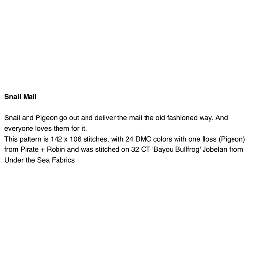 The Stitch Crypt | Snail Mail MARKET 2026