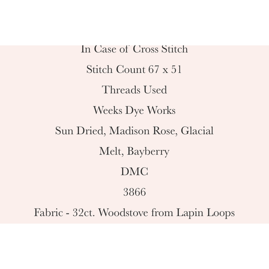 Lucy Beam | In Case of Cross Stitch MARKET 2026