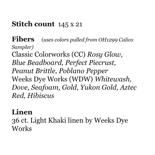 October House Fiber Arts | Calico Stars MARKET 2026