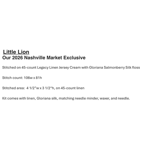 My Sister's Samplers | Little Lion MARKET 2026