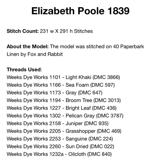 Fox & Rabbit | Elizabeth Poole 1839 MARKET 2026