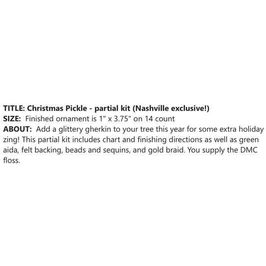 Satsuma Street | Christmas Pickle MARKET 2026