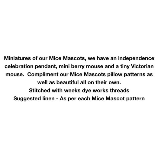 The Stitchery Sisters | Mice (Mouse) Mascots Pendants - Series 1 MARKET 2026